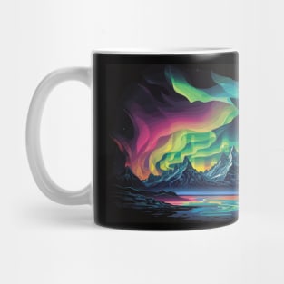 northern lights - aurora borealis Mug